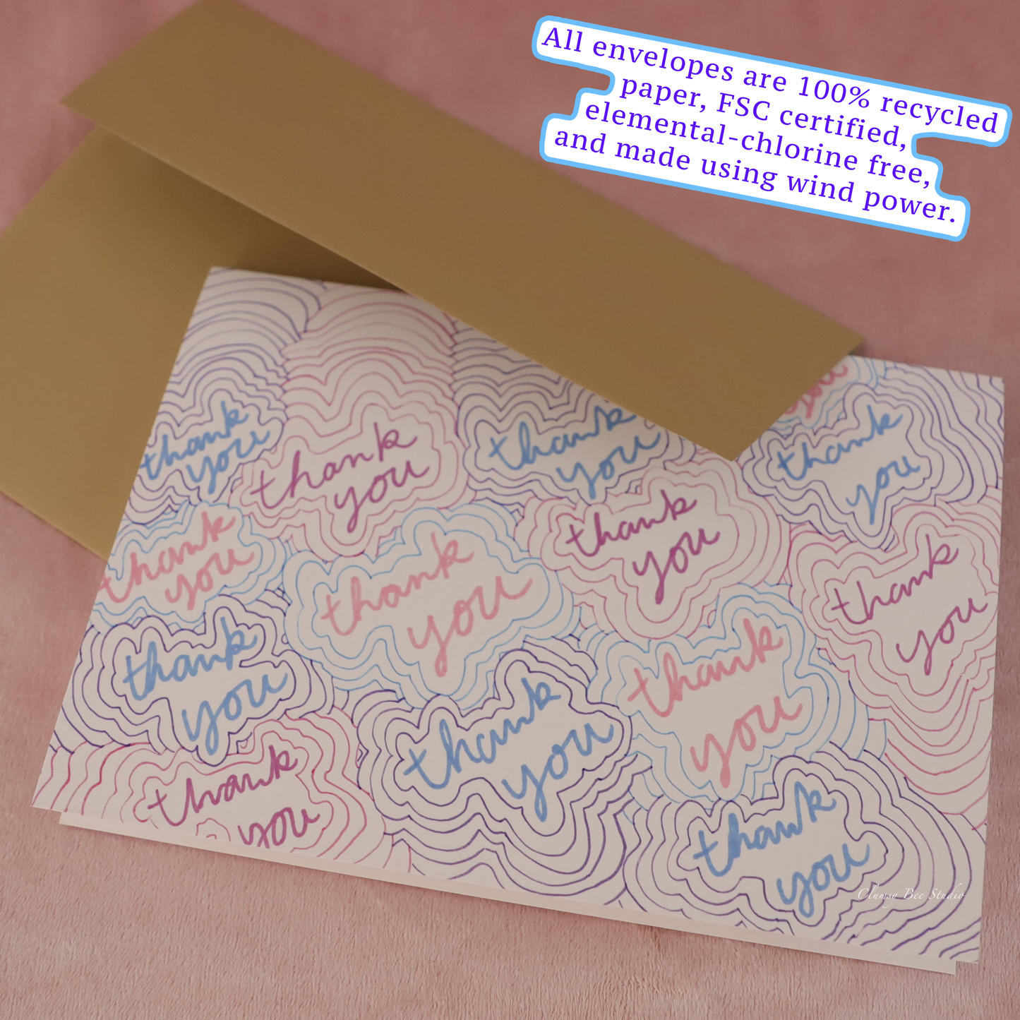 Thank You Cards A7 (Set of 5)