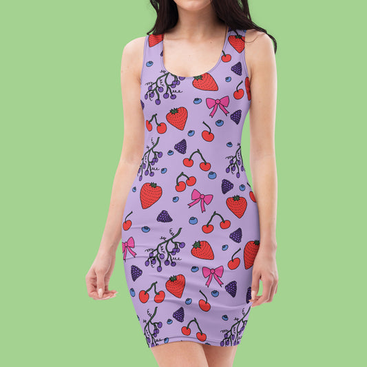 Berry Fruity Tank Dress