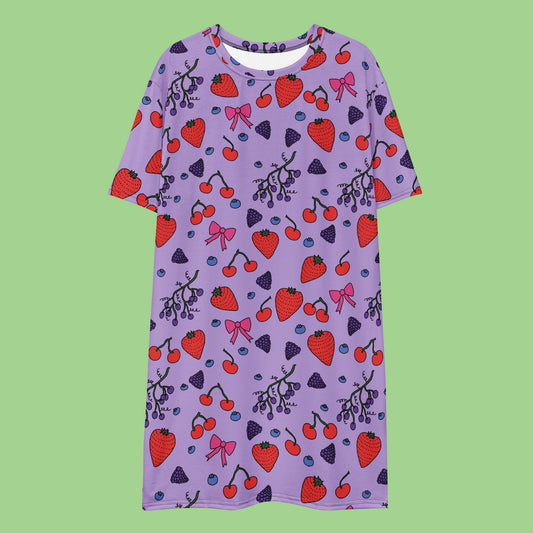 Berry Fruity T-shirt Dress
